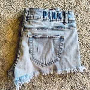 PINK Victoria’s secret denim shorts